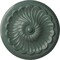 Ekena Millwork Flower Spiral Ceiling Medallion (Fits Canopies up to 2"), 12 1/4"OD x 2 1/4"P, Cloud Burst CM12FLCBF - alternate 1
